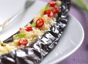 蒜汁香烤茄子 蒜汁香烤茄子