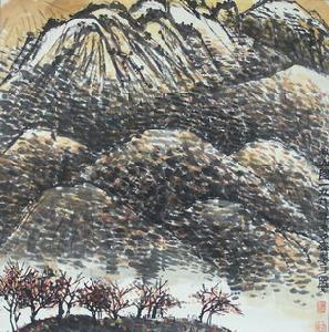 魏齊華《秋山》作品