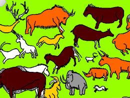 多種動物填顏色 多種動物填顏色