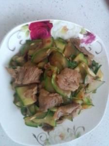 角瓜炒肉 角瓜炒肉