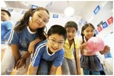 英孚教育的學員們