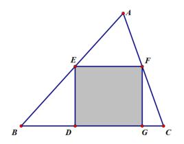 三角形內接矩形 三角形內接矩形