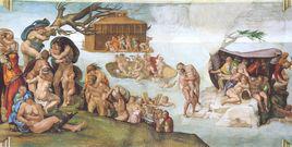 大洪水[米開朗基羅創作壁畫]