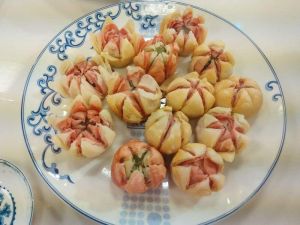 炸荷花酥 炸荷花酥