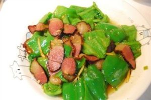 尖椒炒臘肉