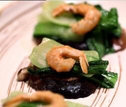 香菇海米炒掐菜 香菇海米炒掐菜