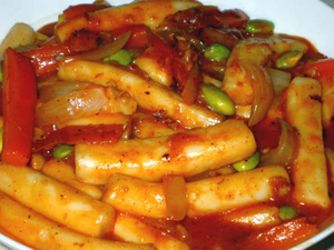 茄汁青豆燜年糕 茄汁青豆燜年糕