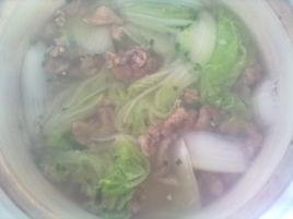 滑肉白菜 滑肉白菜