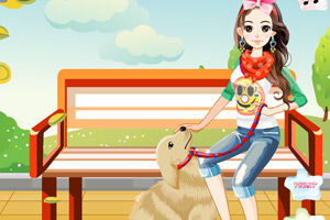 《少女與愛犬》 《少女與愛犬》