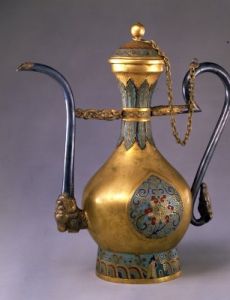 掐絲琺瑯執壺 掐絲琺瑯執壺