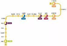 廣州捷運1號線線路圖