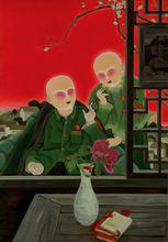 《紅色年代》鍾偉油畫國畫