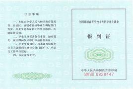 就業報到證 就業報到證