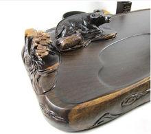 精美的黑檀木茶盤圖案