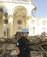 楊天宇在維和行動中