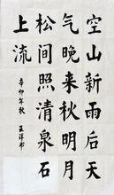 山居秋暝就是使用動靜結合的一個例子