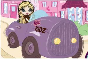 芭比娃娃開賽車 芭比娃娃開賽車