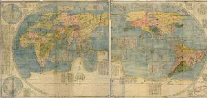 當時的世界地圖