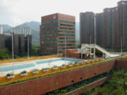 （圖）已廢棄的水上樂園。