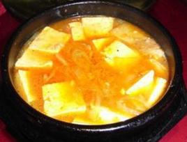 白菜豆腐醬湯 白菜豆腐醬湯