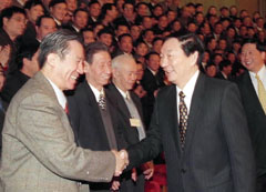 朱鎔基會見全國宗教局長