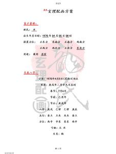 配畫方案 客戶資料