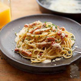 培根蛋醬意面 培根蛋醬意面