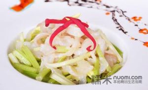 香芹海蜇卷 香芹海蜇卷