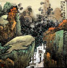 楊陽彩墨徽州作品一