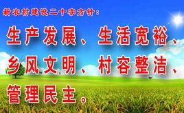 社會主義新農村20字總體要求 社會主義新農村20字總體要求