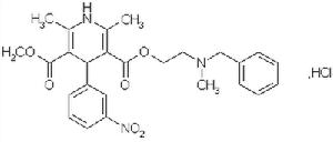 鹽酸尼卡地平結構式