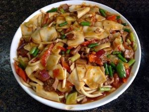 青海羊肉炒麵片