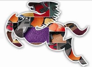 御馬地墊展示與LOGO