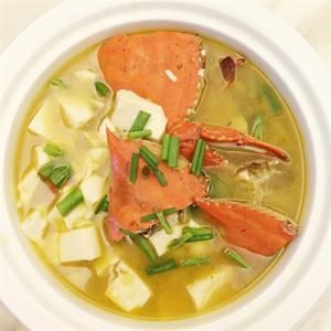 蟹殼滾豆腐湯 蟹殼滾豆腐湯