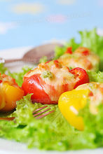 芝士彩椒盅 芝士彩椒盅