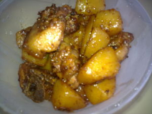 木瓜燜豬尾 木瓜燜豬尾