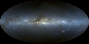 銀河系夜空全景圖