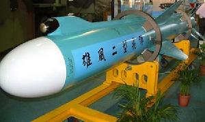 “雄風-2E”飛彈與“雄風-2”反艦飛彈系統、性能都相去甚遠。圖為台軍“雄風-2”型反艦飛彈