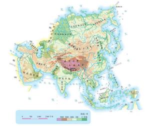 亞洲的地形