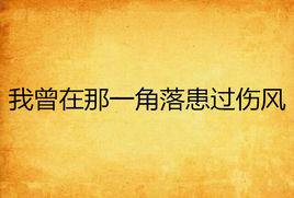 我曾在那一角落患過傷風 我曾在那一角落患過傷風