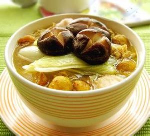 栗子白菜湯 栗子白菜湯