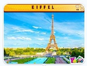 艾菲爾鐵塔找字母