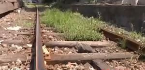 艮山門站保留有上世紀建造的滬杭線鐵軌