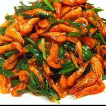 小河蝦炒韭菜 小河蝦炒韭菜