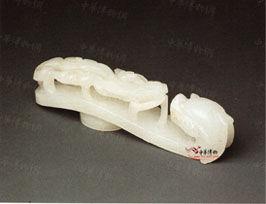 白玉龍帶鉤 白玉龍帶鉤