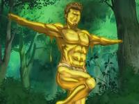 為招引獨角仙而滿身塗滿蜂蜜的齷