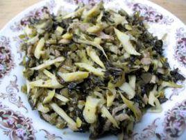 雪菜筍絲 雪菜筍絲