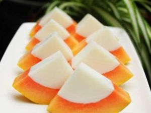 椰奶木瓜凍 椰奶木瓜凍