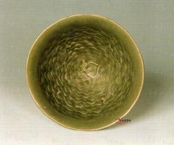 耀州窯青釉海浪魚紋碗 耀州窯青釉海浪魚紋碗