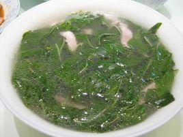 枸杞葉肉片湯 枸杞葉肉片湯